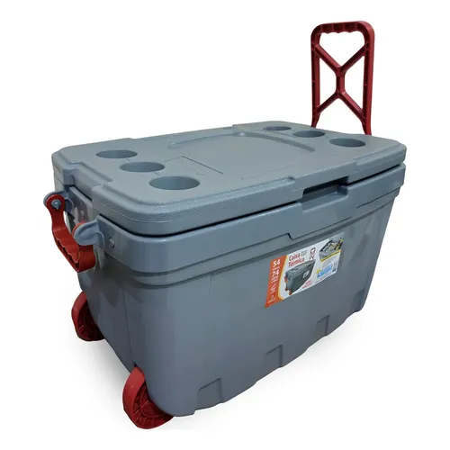 Caixa Térmica 316 Séries 65qt 62l Lakeside Com Rodas Coleman Cor