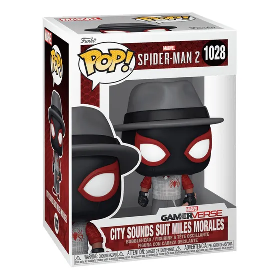 Funko Pop City Sounds Suit Miles Morales 1028 Gamerverse