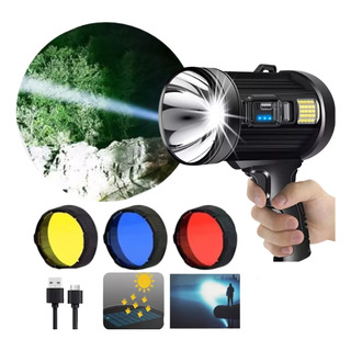 Linterna De Mano Led Potentes Recargable P50 Con Trípode Linterna De Mano Led Potentes Recargable P50 Con Trípode
