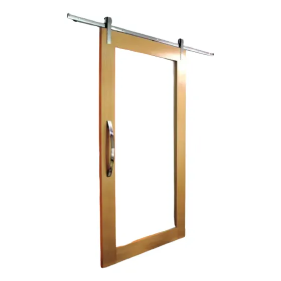 Kit Porta De Correr Roldana Trilho Inox Escovado 2 Metros