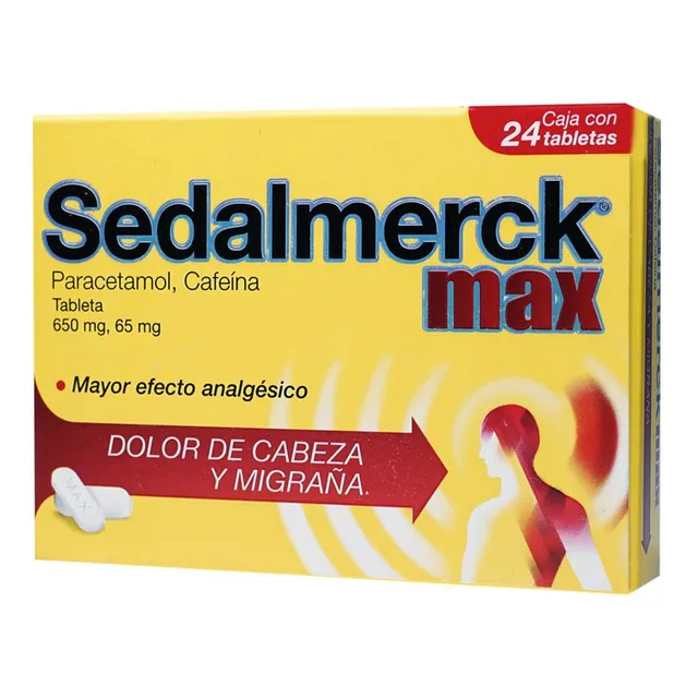 Sedalmerck Max Tableta 650 Mg/65 Mg, 24 Tabletas