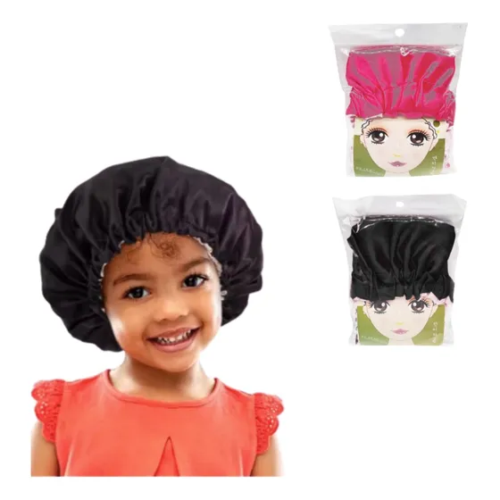 Gorro  Satén Doble Color Para Niña