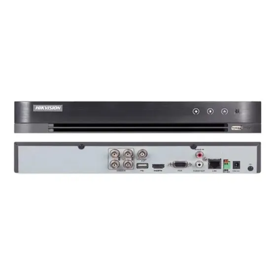 Dvr 04 Canais Hikvision Acusense 5x1 7204hqhi-m1/s