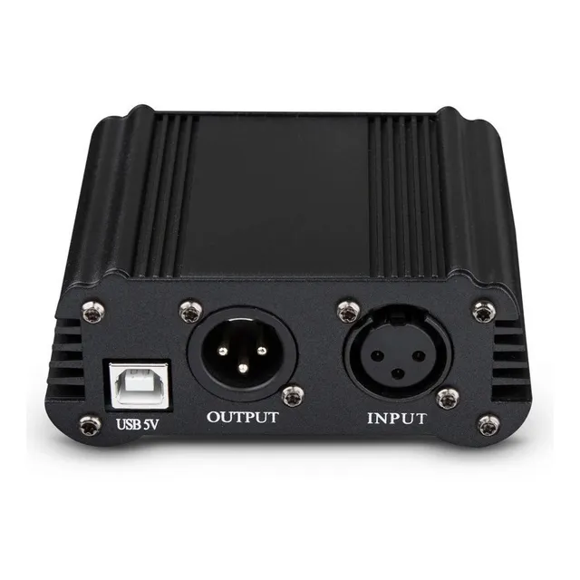 Caja Directa Con Phantom Power Hügel 48v Xlr Balanceada Usb