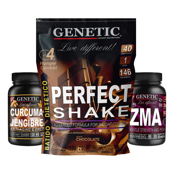 N° 1 Dieta Control Batido Antioxidante Magnesio Zinc Genetic