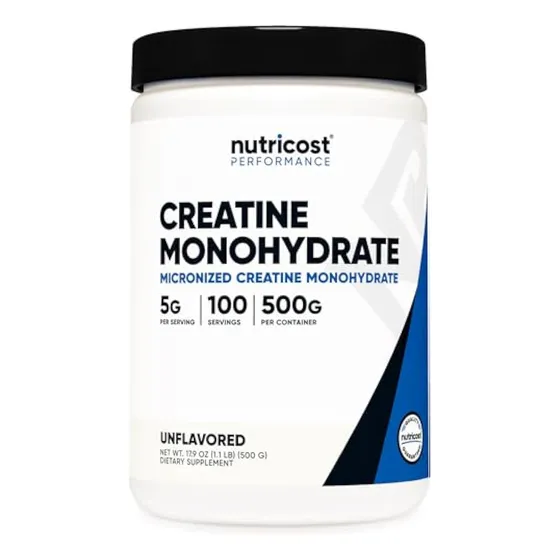 Polvo Micronizado De Monohidrato De Creatina Nutricost