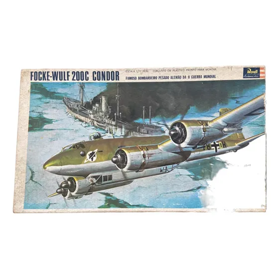 Focke-wulf Fw-200c Condor. Esc. 1/72. Revell Brasil - Raro