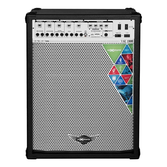 Caixa Multiuso Voxstorm Vsu 1800 Usb Cubo Vsu1800 150w 15''