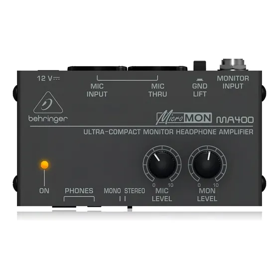 Miniamp Behringer Ma400 Amplificador De Auriculares Cuo