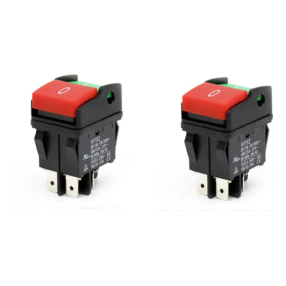 2 Interruptores De Botón Pulsador Eléctricos Industriales, B