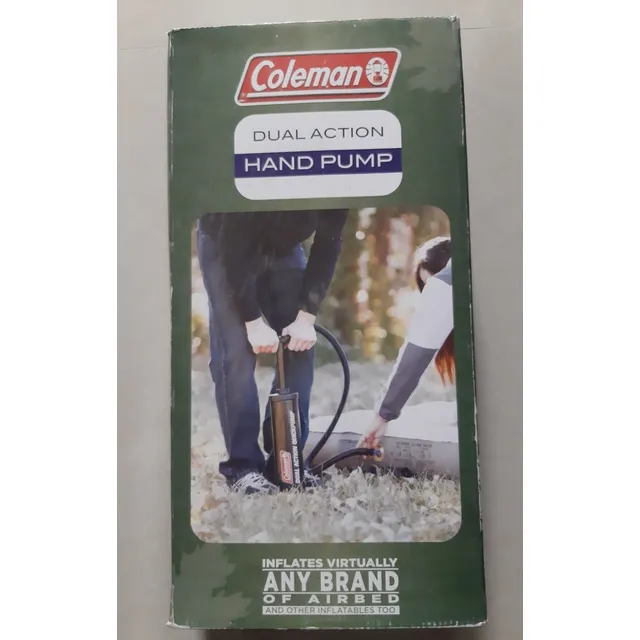 Bomba Para Inflar Inflador Manual Coleman Camping Nueva