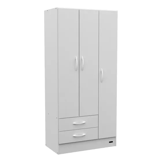 Placard Mosconi Pack 3 Puertas Color Blanco