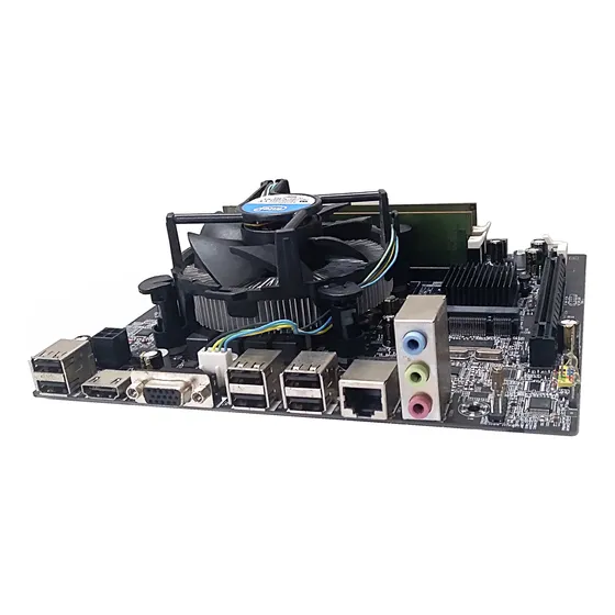 Kit Placa Mãe Koloe Zx-h55m I3-540 4gb Ddr3 Hdmi Garantia Nf
