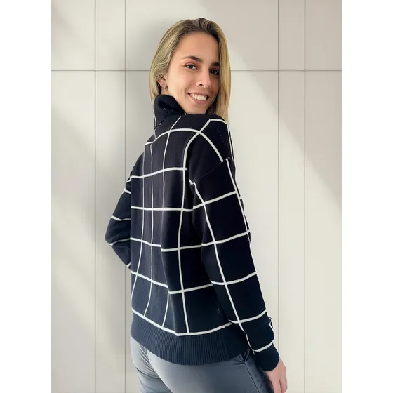 Sweater Poleron Cuadrille Lulyna Bremer Mujer 