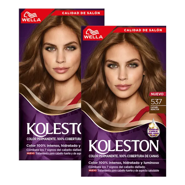 Tinte Permanente Koleston No.577 Chocolate Obsesion Pack2
