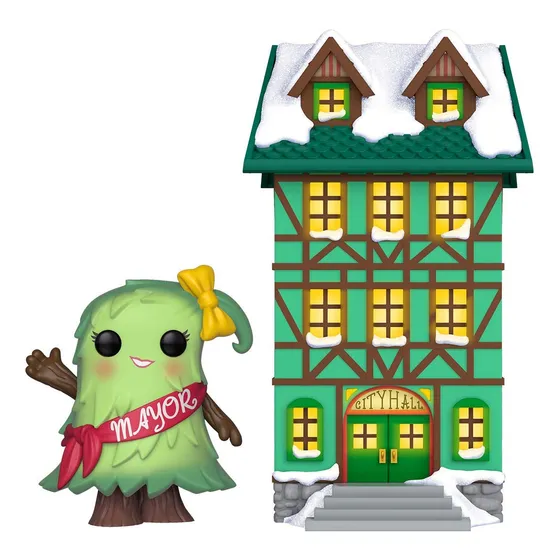 ¡funko Pop! Ayuntamiento De Town Holiday Con La Alcaldesa Pa