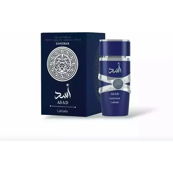 Perfume Original Asad Zanzibar Lattafa 100ml Caballero Edp