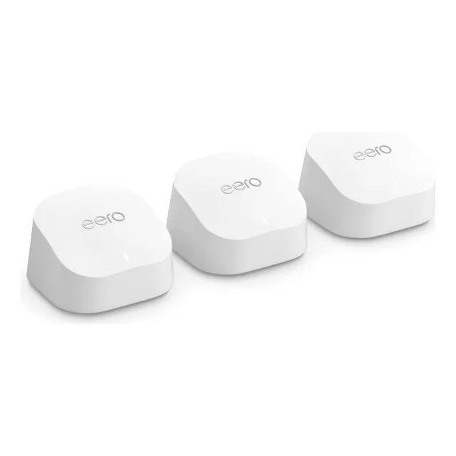 Sistema Wi-fi Mesh Eero Eero 6+ B08zk2bhp2 Blanco Pack X3 Unidades