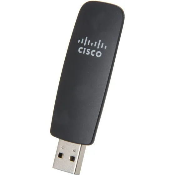 Adaptador Usb Cisco Wifi Ae2500 Inalámbrico N 300 Mb Antena