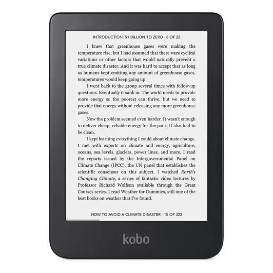 Ebook Kobo Clara 2e Ereader De 6  Y 16 Gb Comfortlight Pro