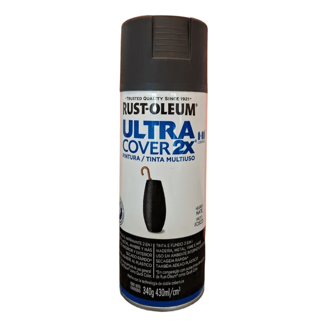 Rust-oleum Ultra Cover 2x Negro Mate
