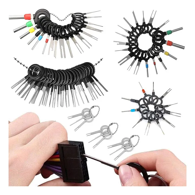 Kit De 76 Piezas Para Extracción De Terminales Y Conectores