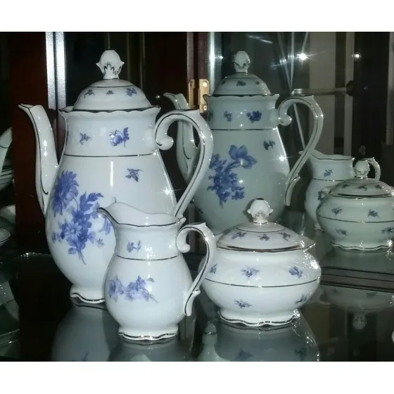  Juego De Tetera Porcelana Bavaria 