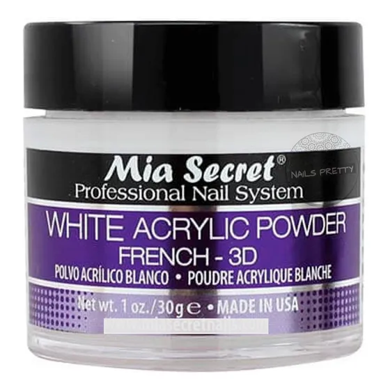 Polvo Acrílico Blanco 30 G - Mia Secret Color White