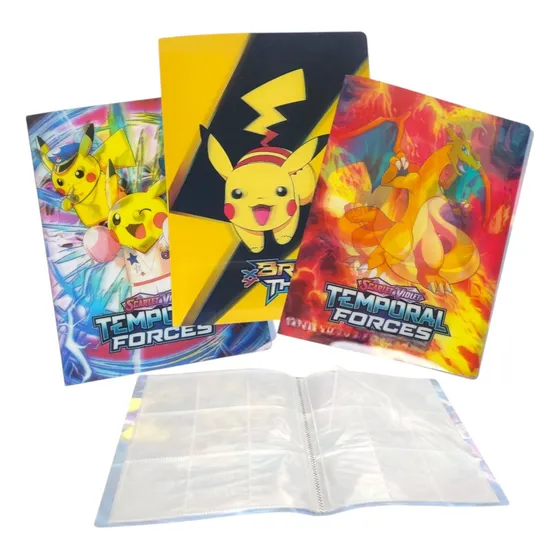 Album Porta Tarjetas Pokemon Libro Guarda Tarjetas