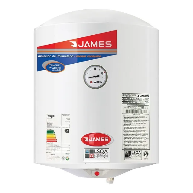 Calefon Termotanque James 60 Lts Poliuretano Inyectado
