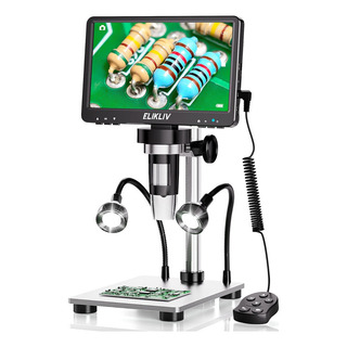 Microscopio Digital Elikliv 7 Pulgadas 1080p Lcd Con Control Microscopio Digital Elikliv 7 Pulgadas 1080p Lcd Con Control