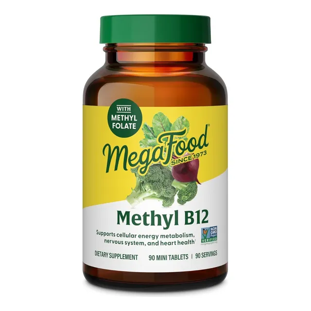 Metilcobalamina Vitamina B12 Megafood 90 Mini Tabletas