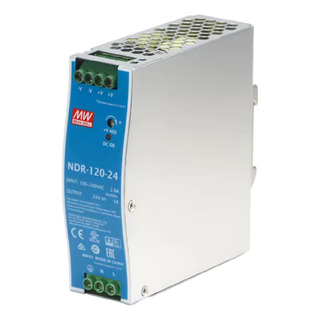 Fonte De Alimentação Mean Weel Modelo Ndr-120-24 Fonte De Alimentação Mean Weel Modelo Ndr-120-24