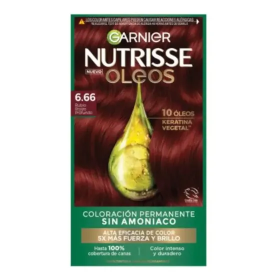 Garnier Nutrisse Oleo Rubio Roj Prof 6.6