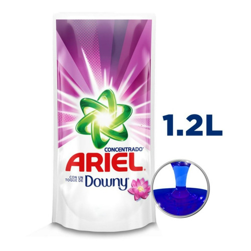 Recarga Detergente Líquido Concentrado Ariel Downy 1,2 L
