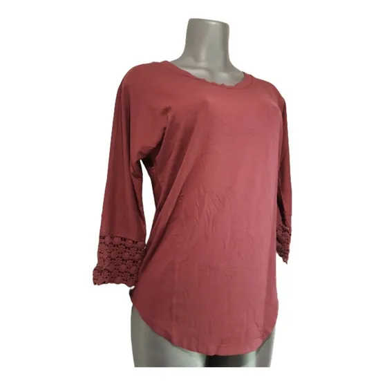Blusa Dama Charming Charlie Vino Tinto Talla Xs