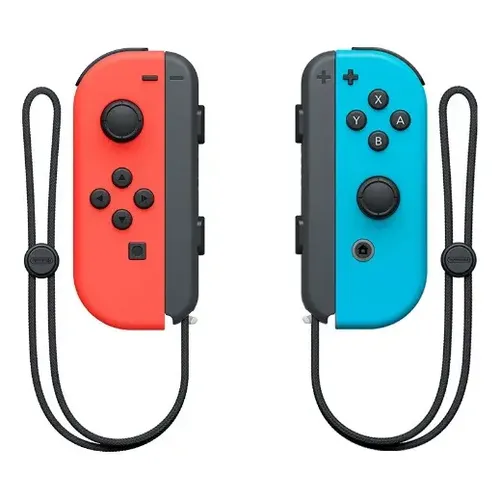 Controle joystick sem fio Nintendo Joy-Con (L)/(R) LED RGB roxo