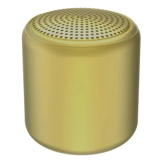 Mini Bocina Subwoofer Altavoz Bluetooth V5.0 Portátil Tws Color Dorado