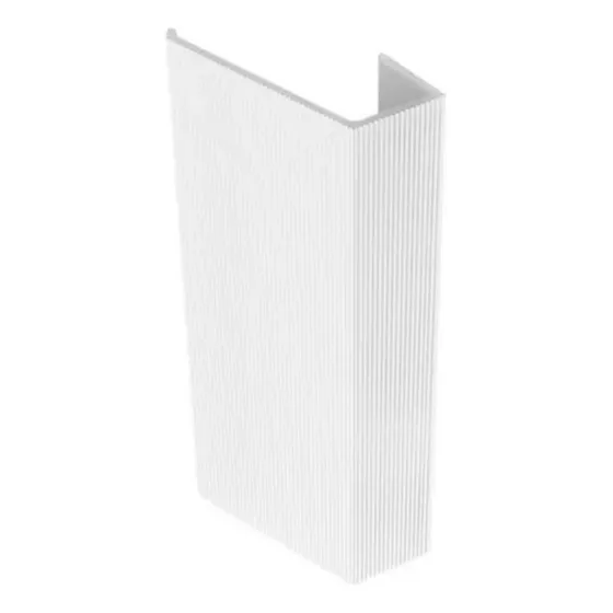 Jaladera Estriada P/puerta 30cm Blanco H Y M 10 Piezas
