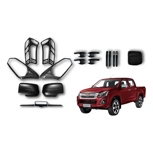 Kit Protector Negro Para Dmax 4x4 2019-2025