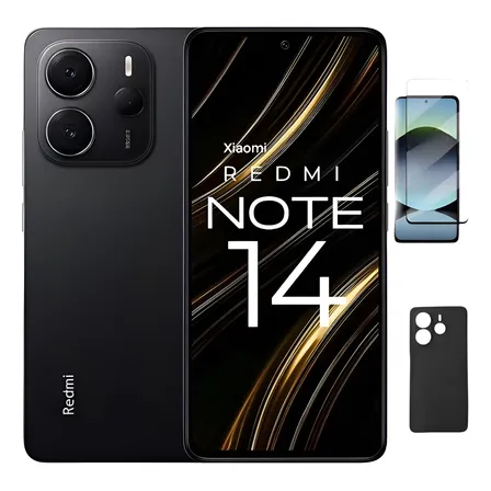 Xiaomi Redmi Note 14 Dual Sim 256gb/8ram + Pelicula E Capa Preto