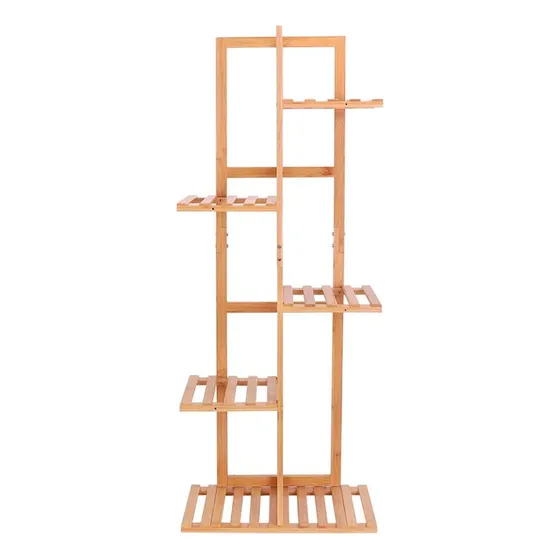 Mueble Porta Macetas De Madera, 4 Niveles, 5 Estantes