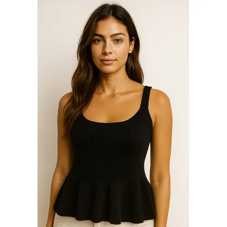 Bata Blusa Feminina Tricô Moda Mulher Elegante Blusinha Preto Lisa P-gg