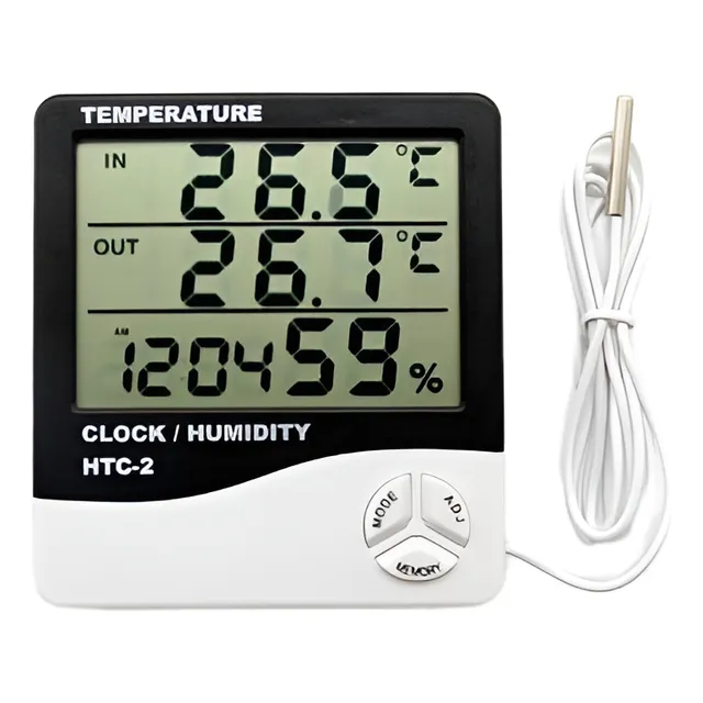 Termohigrometro Digital (temp.humedad.reloj) Htc-2 - Sonda