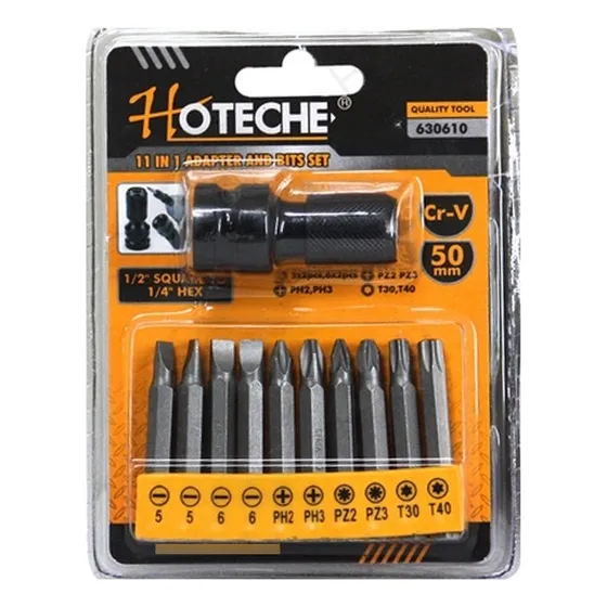 Set Juego Punta Adaptador Llave De Impacto 1/2 1/4 Acople