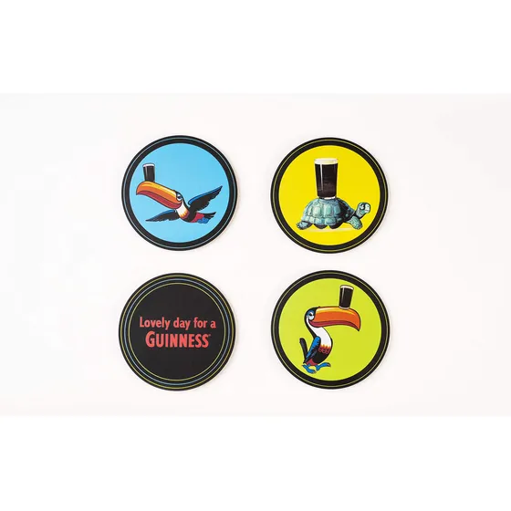 Guinness 4 Posavaso Toucan Perfecto Para Bar Casa