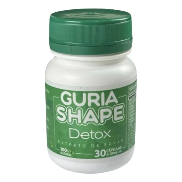 Composto Para Prisão De Ventre Guria Shape Detox 30 Caps