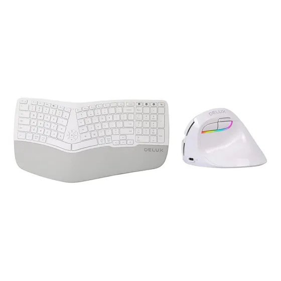 Delux Gm902 Teclado Ergonomico Inalambrico Dividido