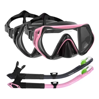 Wacool Juego De Buceo Profesional Con Valvula De Purga De Vi Wacool Juego De Buceo Profesional Con Valvula De Purga De Vi