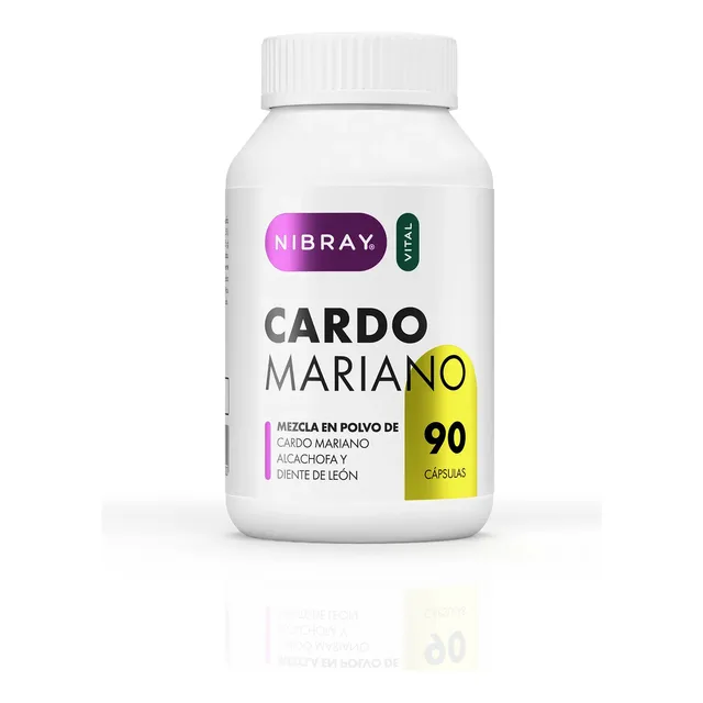 Cardo Mariano Silimarina 90 Capsulas Nibray Vital